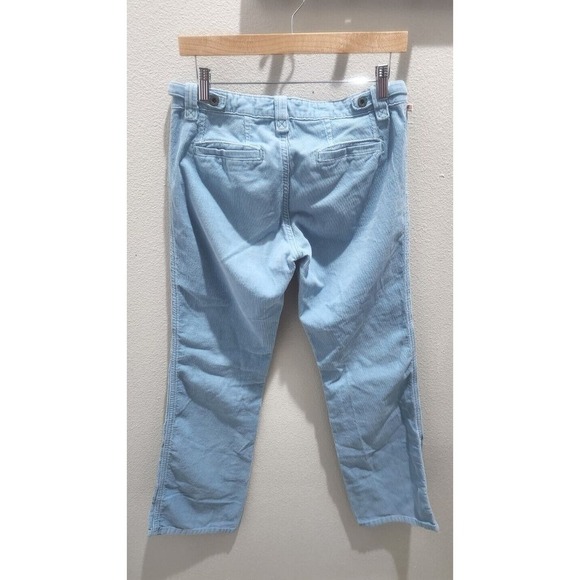 Polo Ralph Lauren Kelly Vintage Waist Pant‎ Bootcut Blue Corduroy Pants Sz 4x32 - Picture 3 of 11